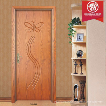 Custom Contemporary Wood Doors, Single Swing Doors with Qualtiy and Eco-friendly HDF Material